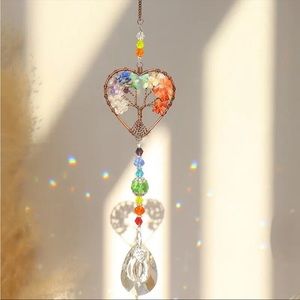 NEW Tree of Life Sun Catcher Pendant Heart Design Hanging Decor Homes & Gardens